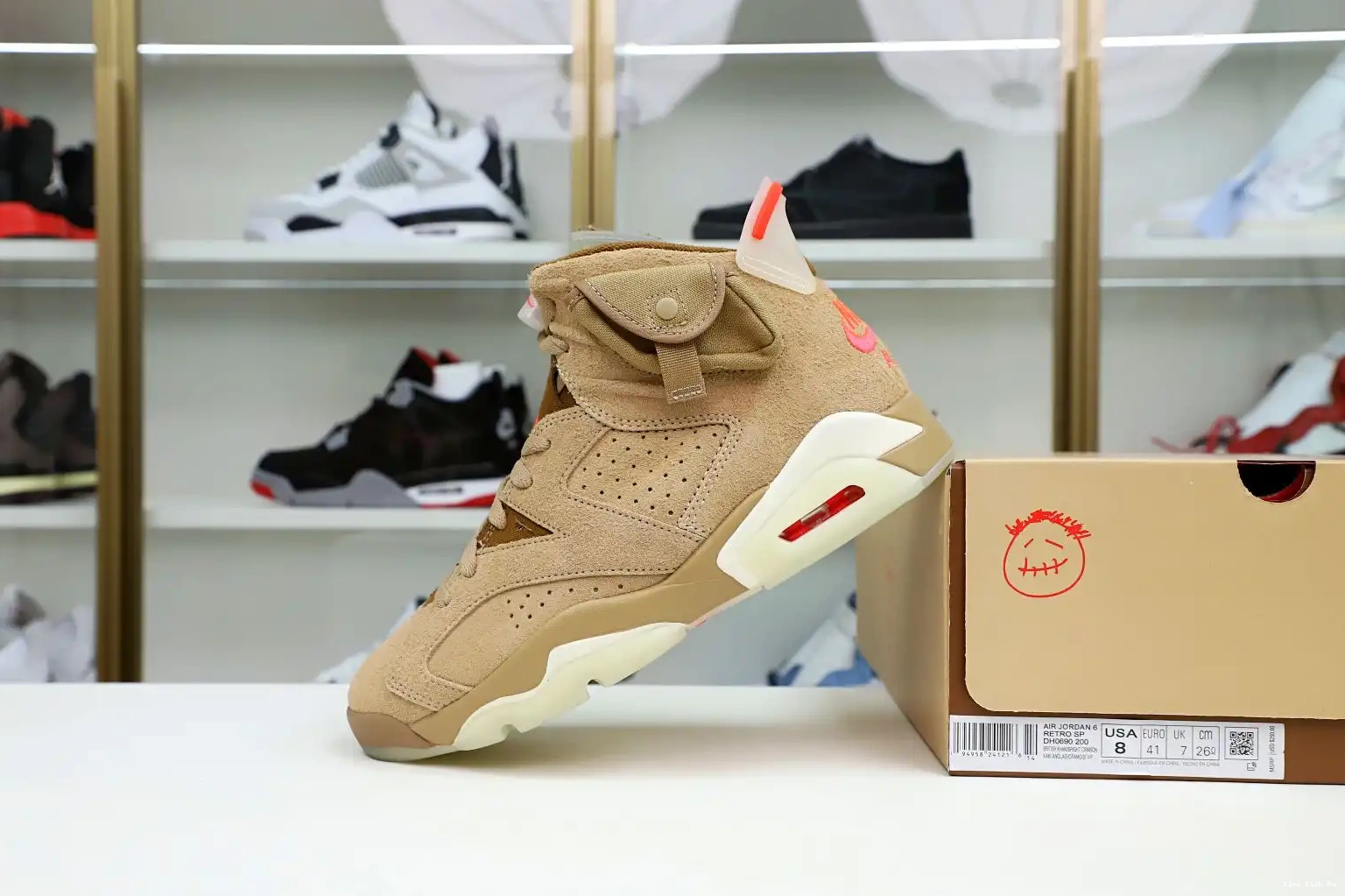 Kimikick Air Jordan SP 6 x  Retro Travis Scott 0617